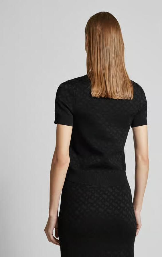 Boss Gebreid shirt met ronde hals model 'Forkena' - Foto 3