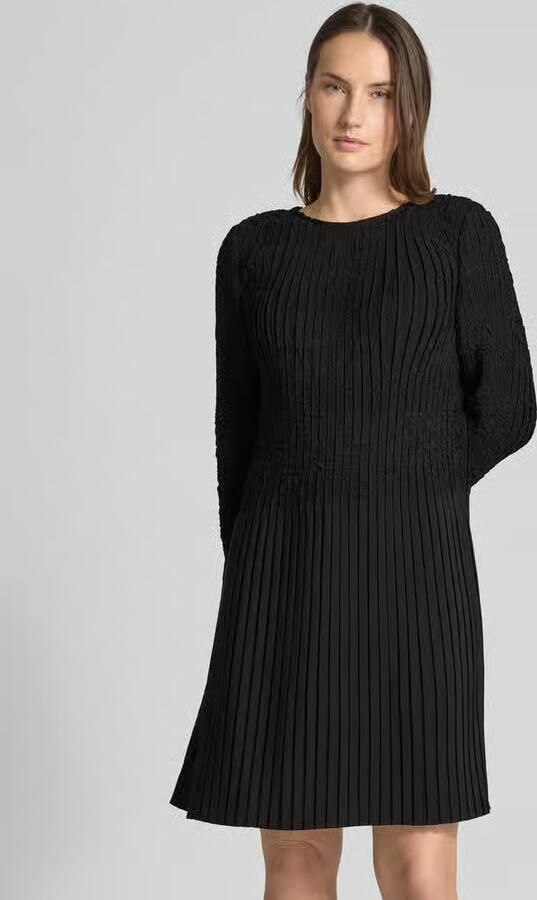 Boss Getailleerde cocktailjurk met plooien-look Model 'Doppar'