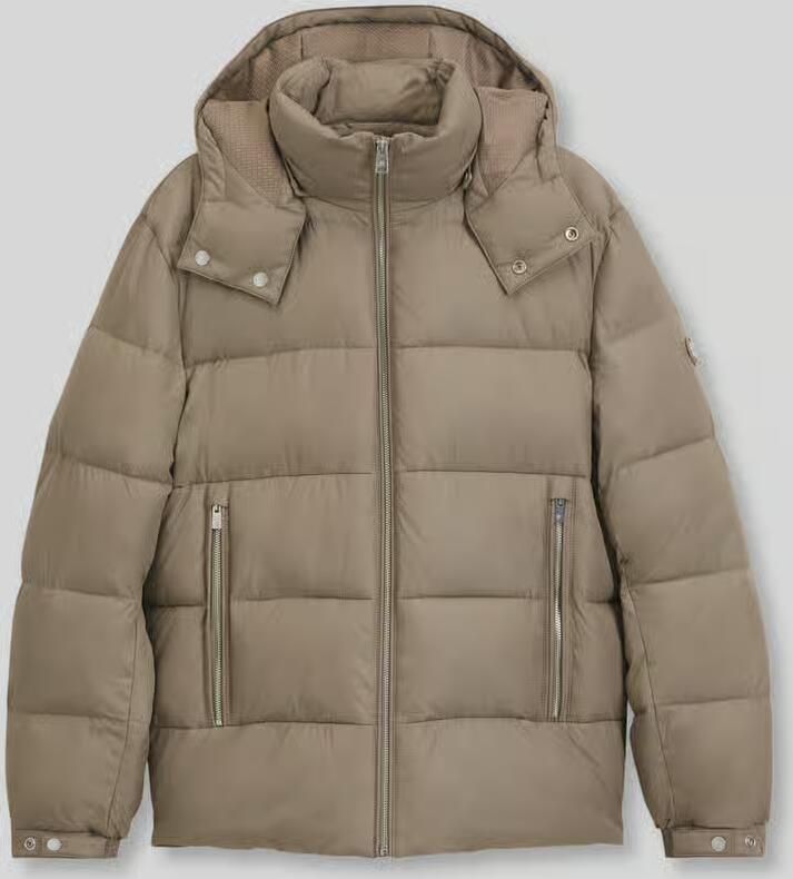 Boss Gewatteerd jack met afneembare capuchon model 'H-Colter'
