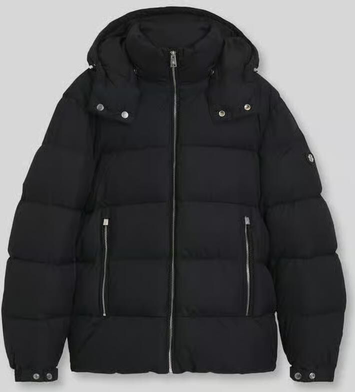 Boss Gewatteerd jack met afneembare capuchon model 'H-Colter'