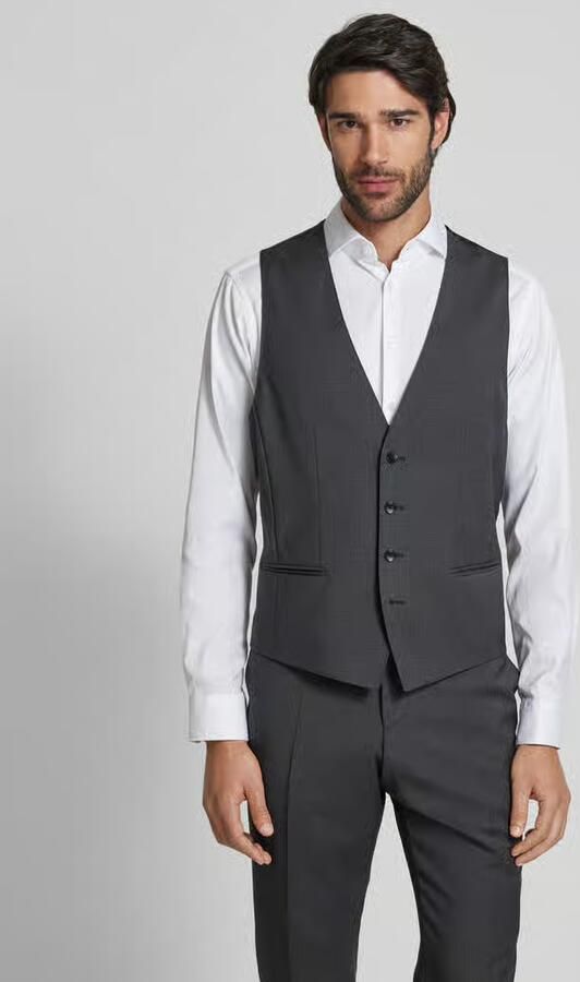 Boss Gilet met knoopsluiting - Foto 2