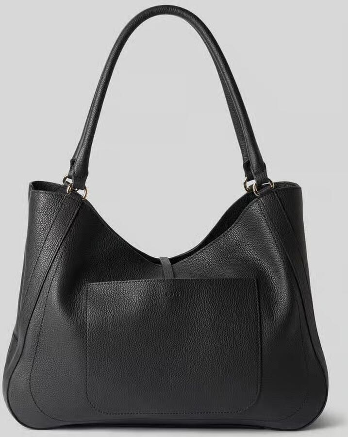 Boss Handtas tas van echt rundleer model 'REAH MEDIUM TOTE'