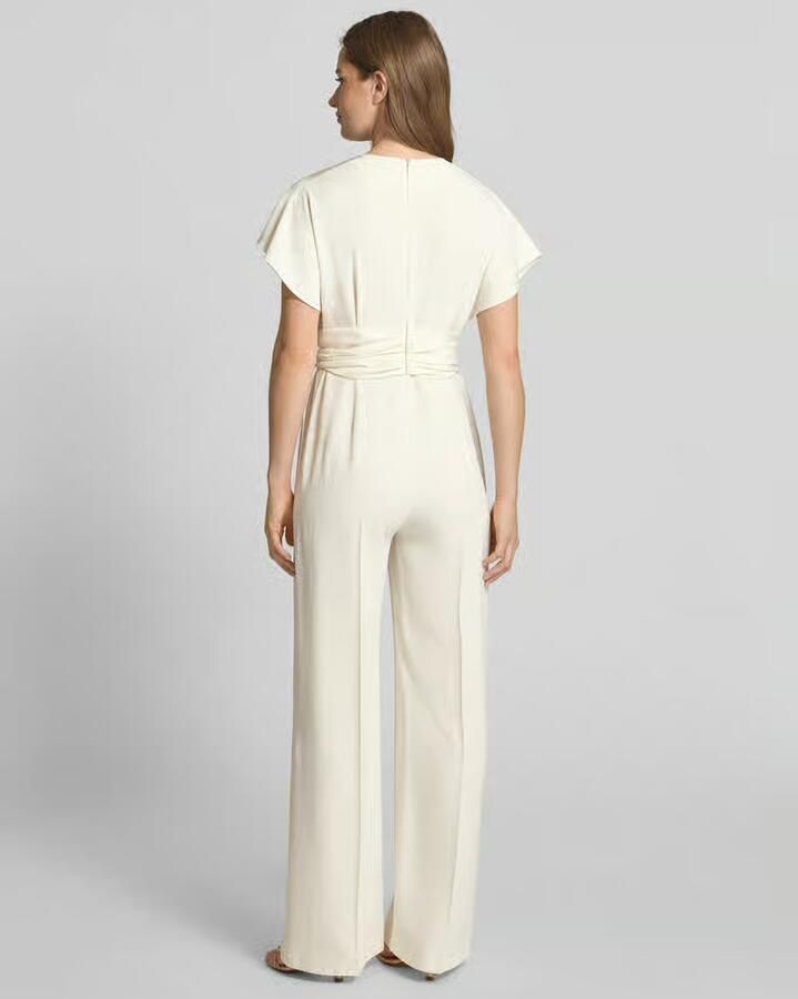 Boss Jumpsuit met V-hals model 'Debasa'