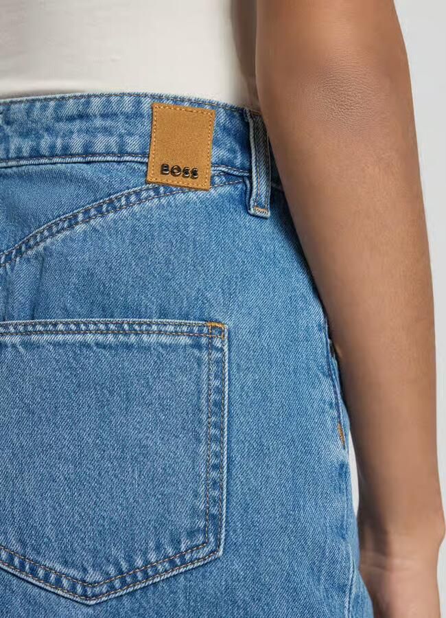Boss Knielange jeansrok in 5-pocketmodel model 'COBALTIDE' - Foto 2