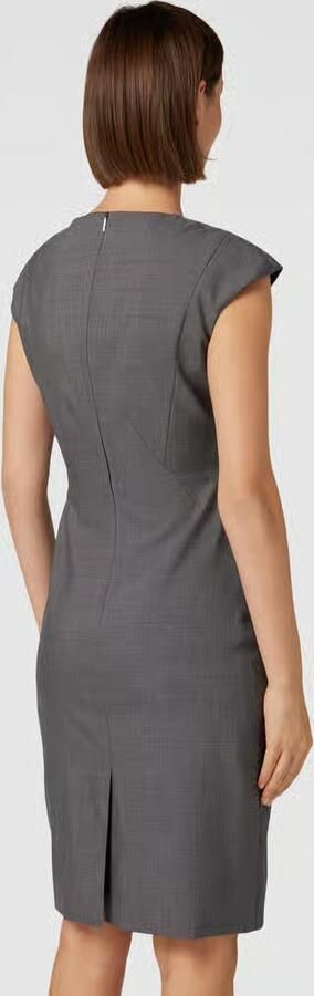 Boss Knielange jurk met ronde hals model 'Dironah'