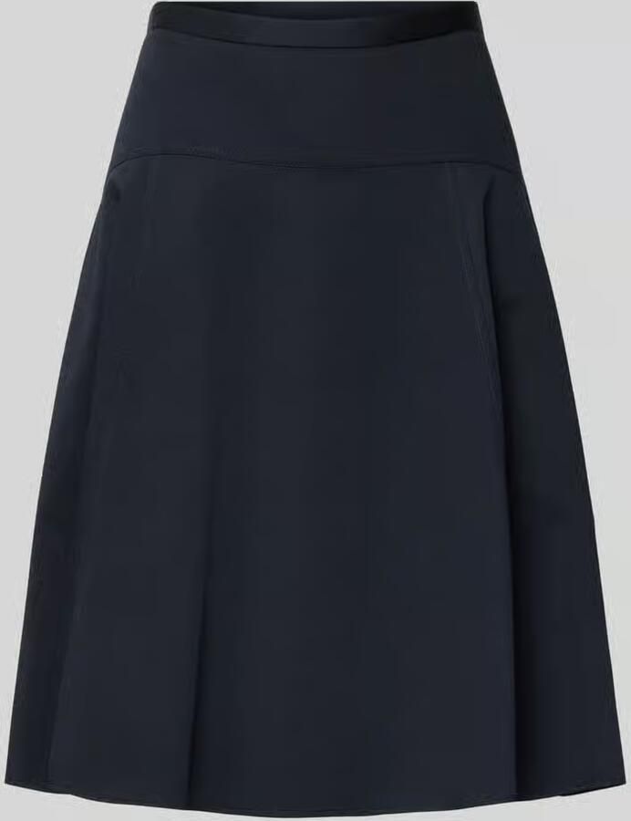 Boss Knielange rok met deelnaden model 'Velaurena'