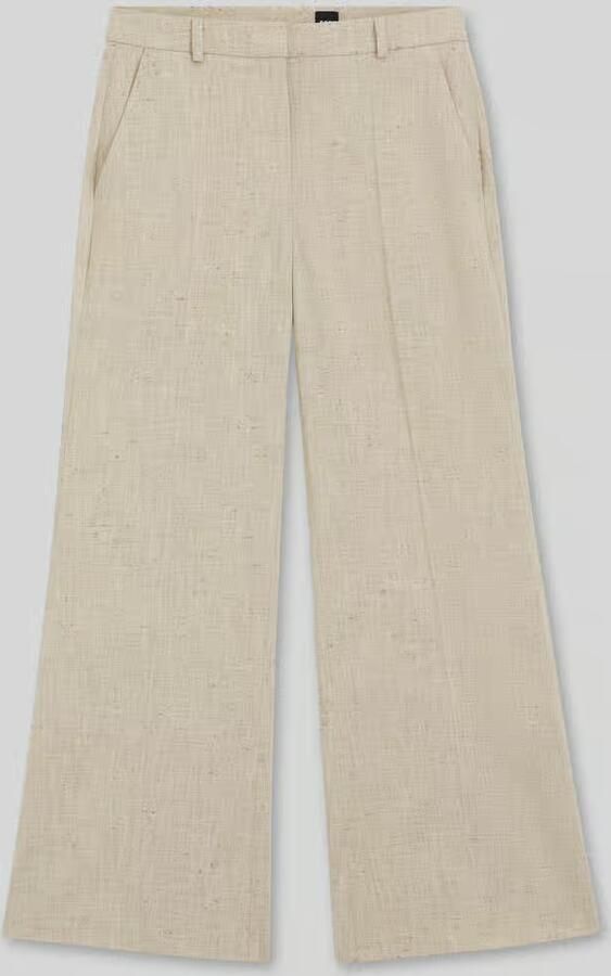Boss Korte fit broek met uitlopende pijp model 'TALIA-CROP' - Foto 2
