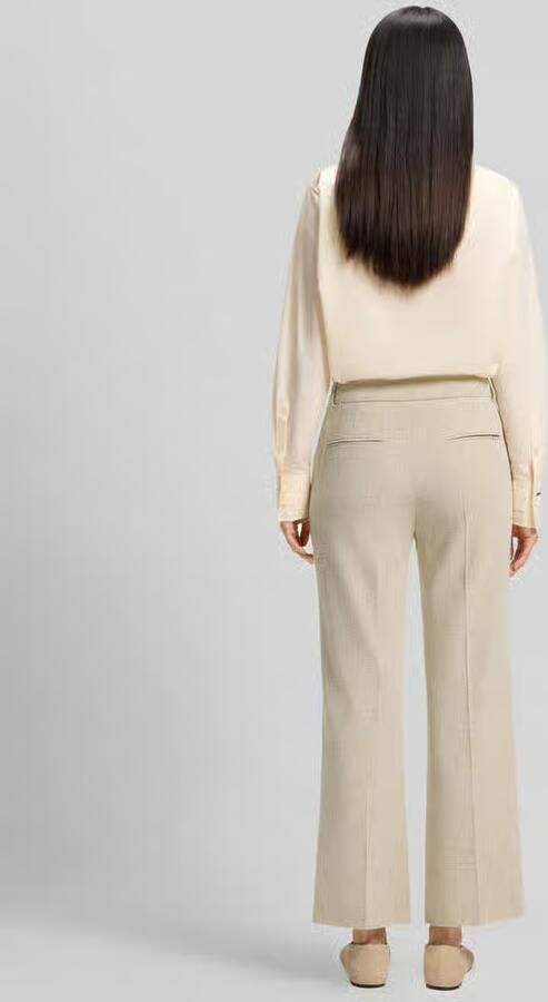 Boss Korte fit broek met uitlopende pijp model 'TALIA-CROP' - Foto 3