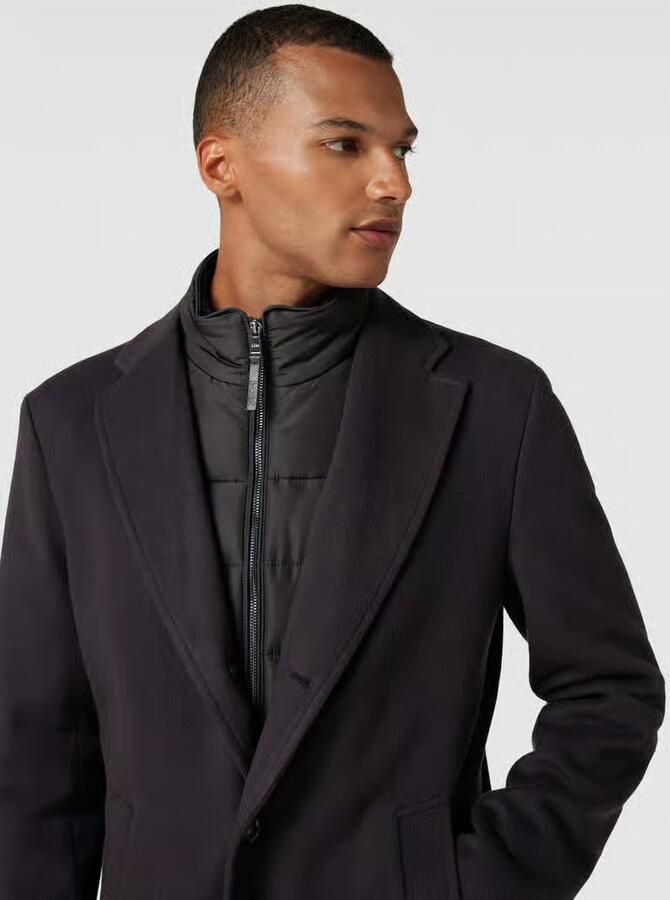 Hugo Boss Blauwe Jassen met Interne Vest Blauw Heren