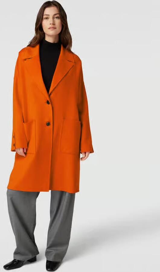BOSS Black Women Lange jas met viscose model 'Cattina' - Foto 2