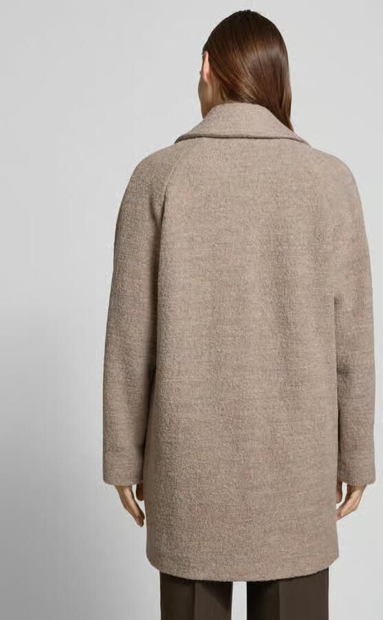 Boss Lange wollen jas met reverskraag model 'CALODINO2'