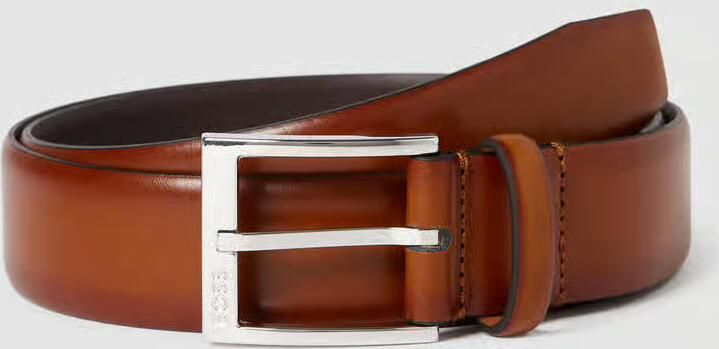 Boss Leren riem met doornsluiting model 'Elloy'
