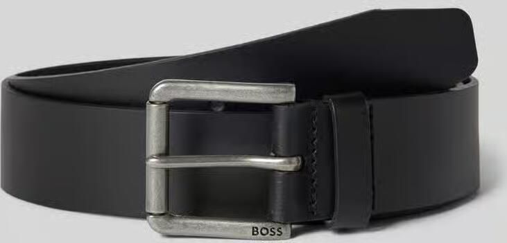 Boss Leren riem met doornsluiting in metallic model 'Joris' - Foto 7