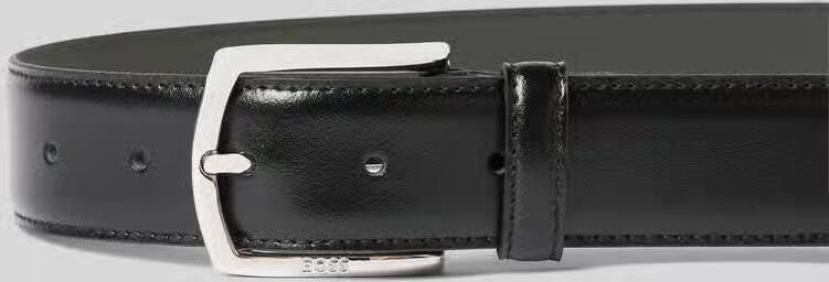Boss Leren riem Claus-Tx-St_Sz35 met logo-gravering op de sluiting - Foto 8