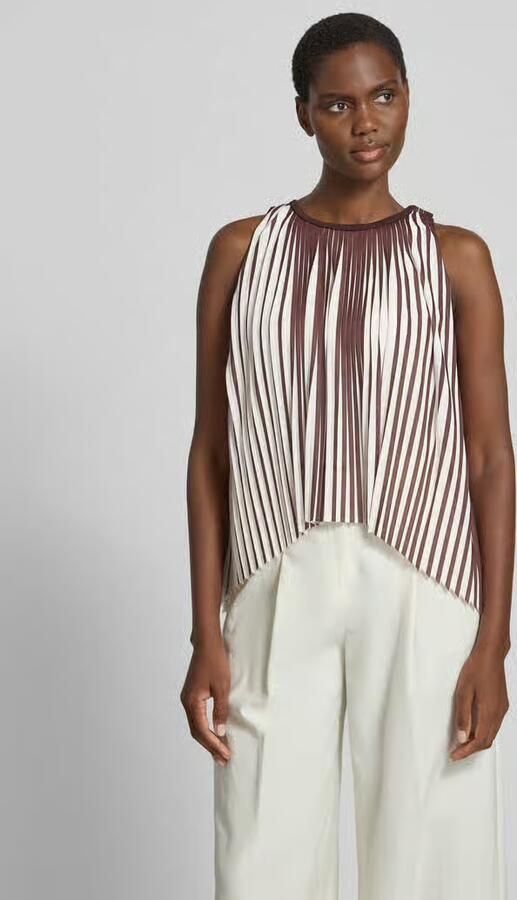 Boss Loose fit blousetop in plissélook model 'ETARBA' - Foto 2
