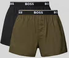 Boss Loose fit boxershorts in set van 2 model '2P BOXER SHORTS EW'