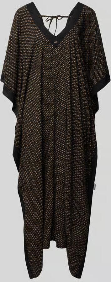 Boss loose fit kaftan van pure viscose model 'MONOGRAM_KAFTAN' - Foto 3