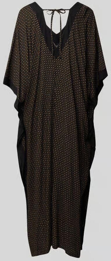 Boss loose fit kaftan van pure viscose model 'MONOGRAM_KAFTAN' - Foto 2