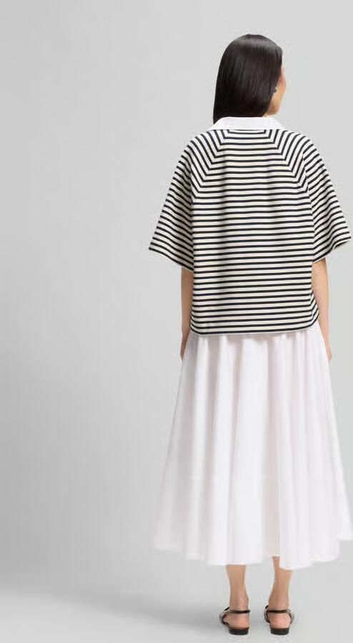 Boss Loose fit poloshirt van katoenmix model 'ESSIPA_STRIPED' - Foto 2