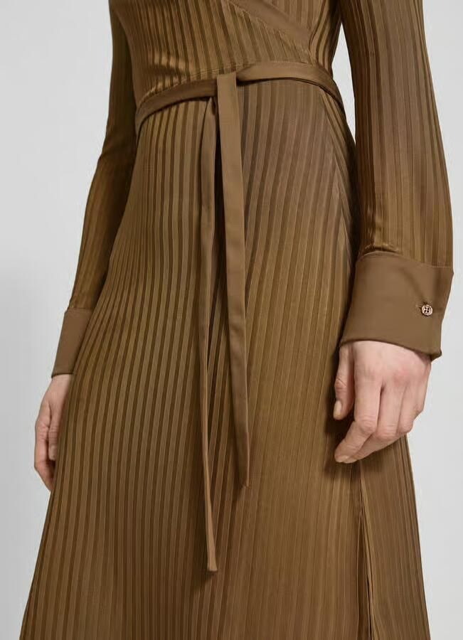 Boss Midi-jurk in wikkellook model 'Ellarie'