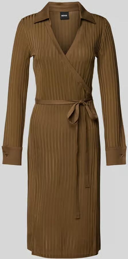 Boss Midi-jurk in wikkellook model 'Ellarie' - Foto 2