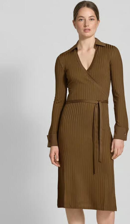 Boss Midi-jurk in wikkellook model 'Ellarie' - Foto 3