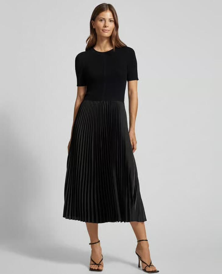 Boss Midi-jurk met plissévouwen model 'Fadridi' - Foto 2