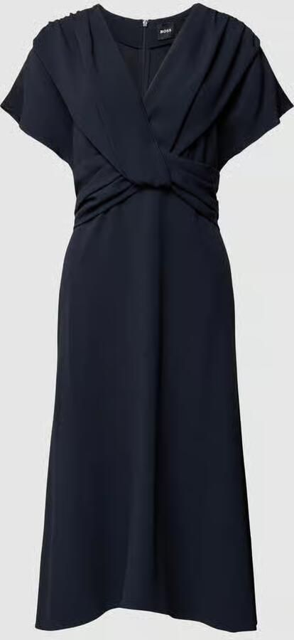 Boss Midi-jurk met V-hals model 'Debasa'