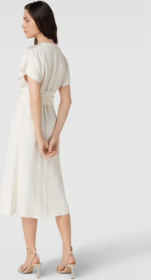 Boss Midi-jurk met V-hals model 'Debasa'