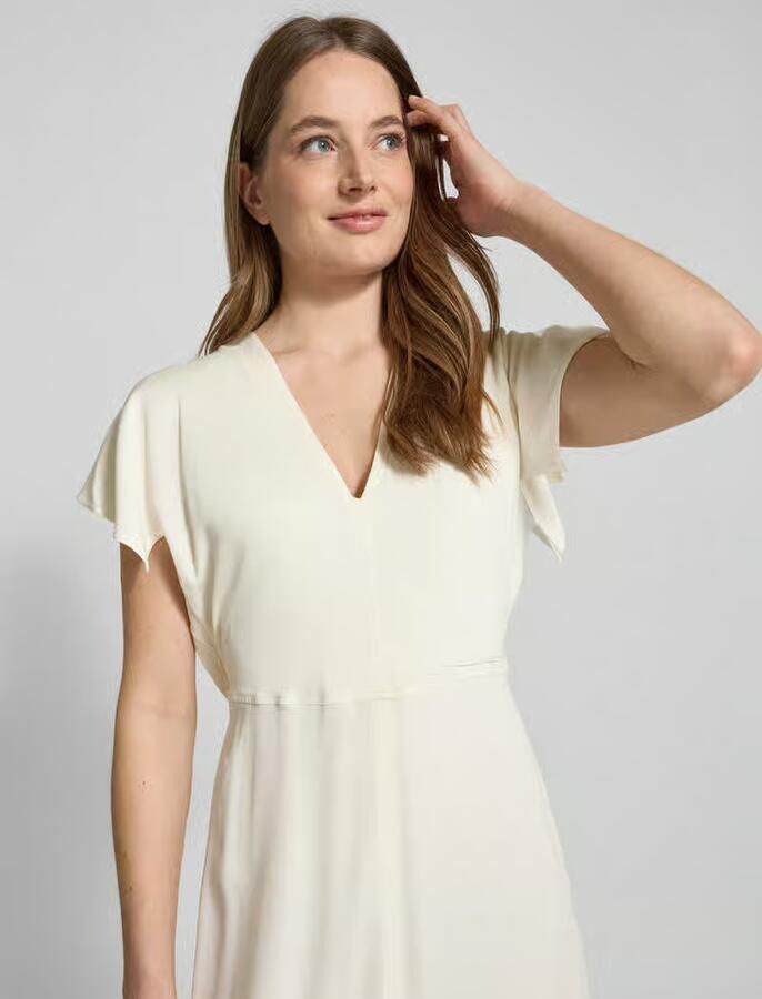 Boss Midi-jurk met V-hals model 'Dieshana'