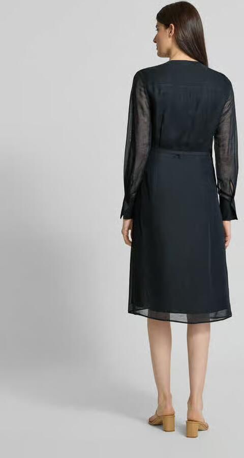 Boss Midi-jurk met V-hals model 'Dosala'