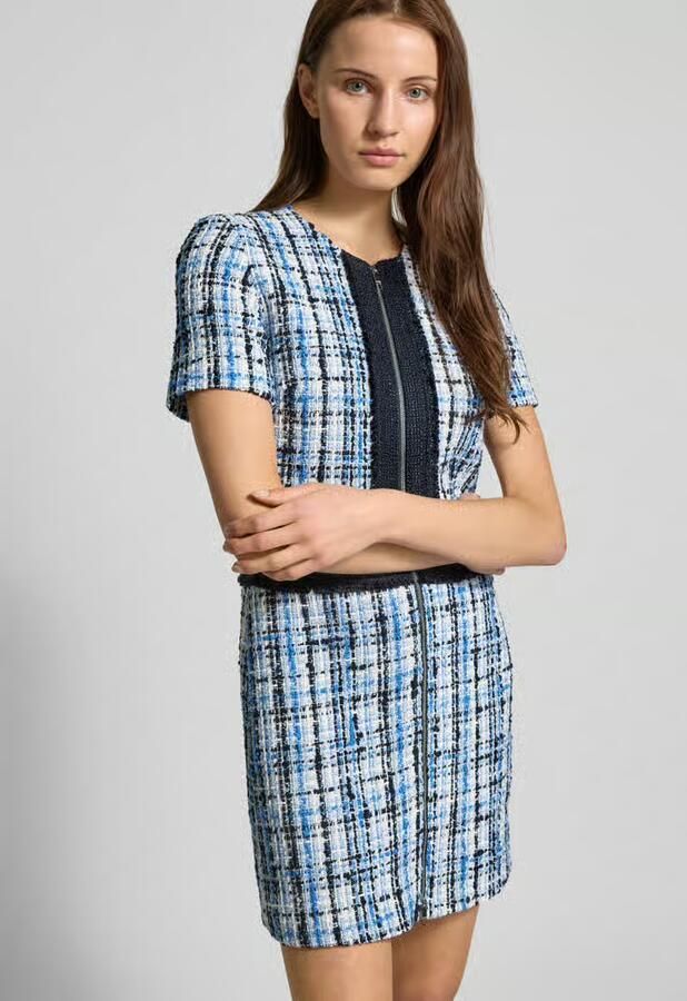 Boss Mini-jurk in bouclélook model 'Dosola'