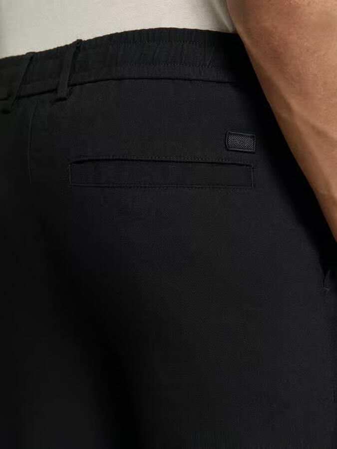 Boss Modern fit straight leg broek van linnenmix model 'KANE1' - Foto 2