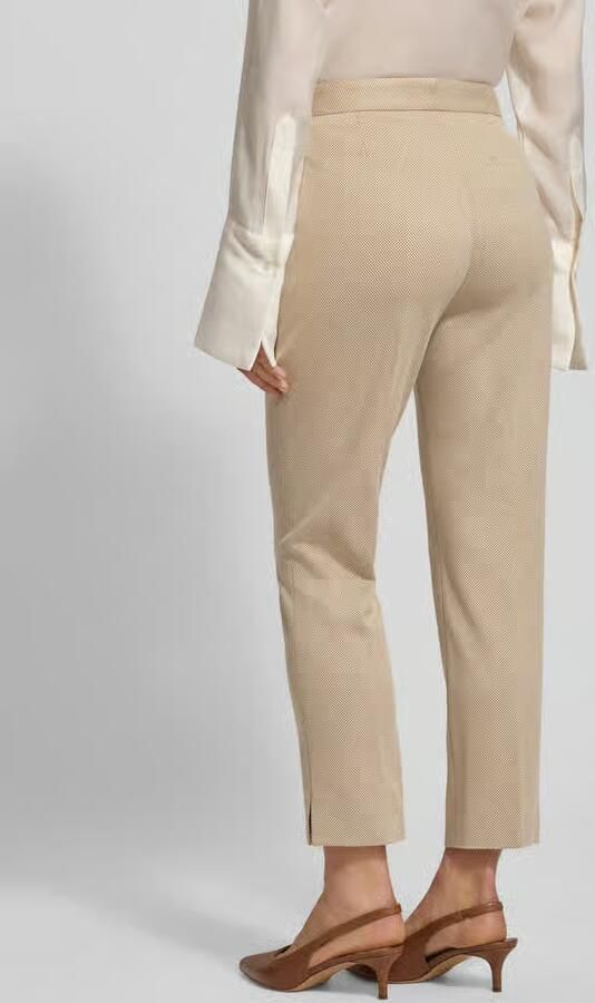 Boss Regular fit smalle broek van viscosemix model 'Tapria-Crop4'