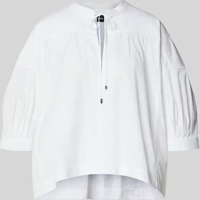 Boss Oversized blouse van puur katoen model 'Bollana' - Foto 2