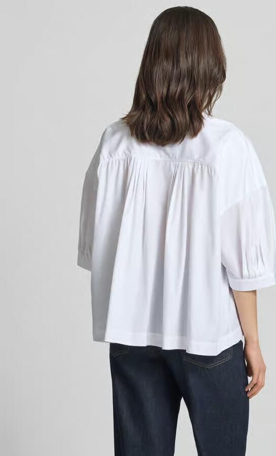 Boss Oversized blouse van puur katoen model 'Bollana' - Foto 3