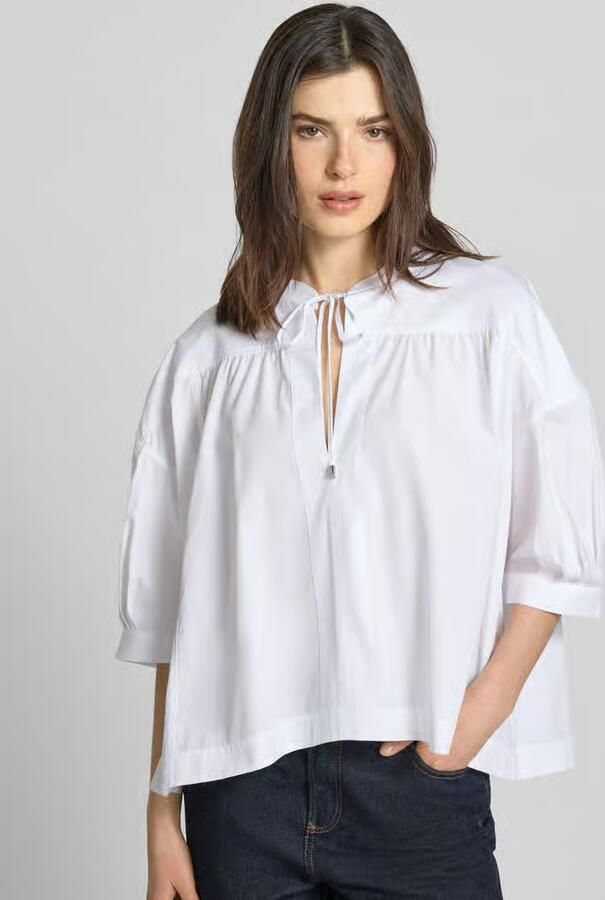 Boss Oversized blouse van puur katoen model 'Bollana' - Foto 2