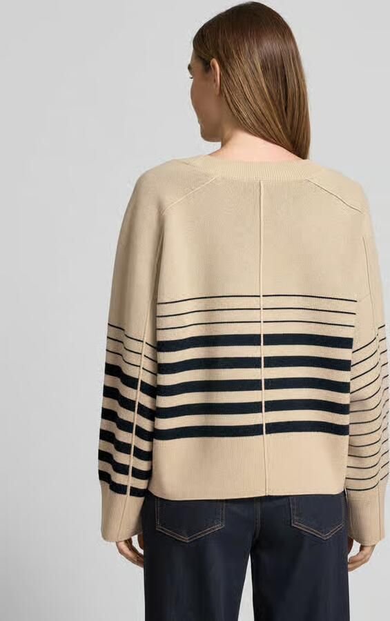 Boss Oversized gebreide pullover van een mix van scheerwol en kasjmier model 'FUDALI'