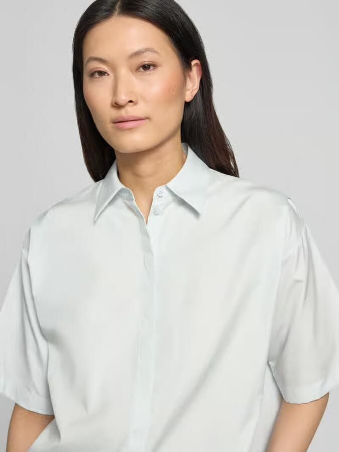 Boss Oversized overhemdblouse van puur katoen model 'BIMINA'