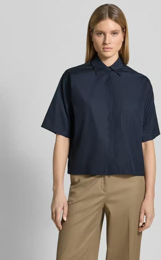 Boss Oversized overhemdblouse van puur katoen model 'BIMINA' - Foto 4