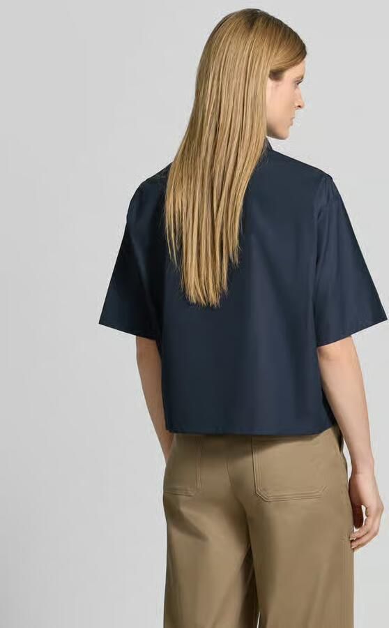 Boss Oversized overhemdblouse van puur katoen model 'BIMINA'