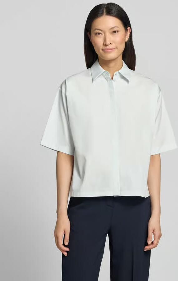 Boss Oversized overhemdblouse van puur katoen model 'BIMINA' - Foto 2