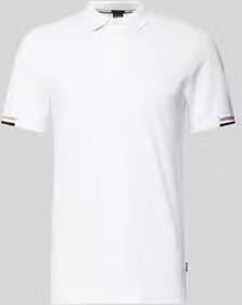 Boss Poloshirt met labelprint model 'Parlay'