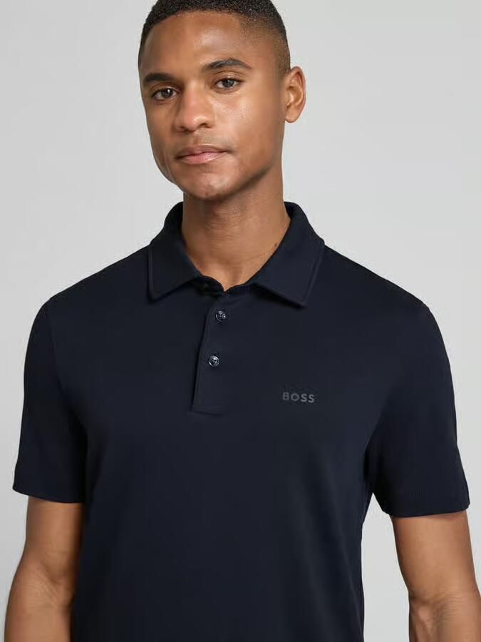 Hugo Boss Polo Shirt Korte Mouw Goede Prijs-kwaliteitverhouding Blue Heren - Foto 5