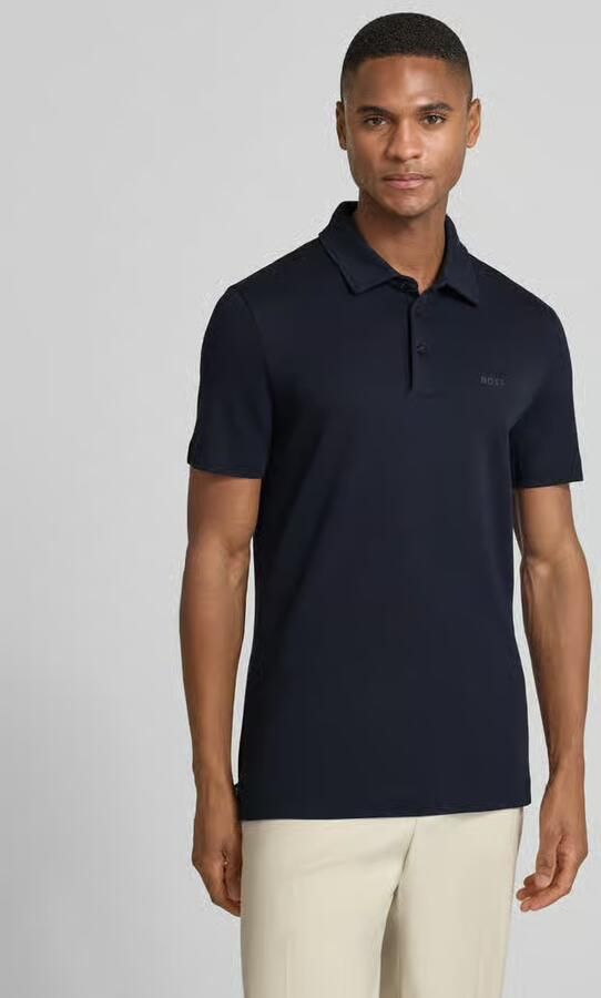 Hugo Boss Polo Shirt Korte Mouw Goede Prijs-kwaliteitverhouding Blue Heren - Foto 6