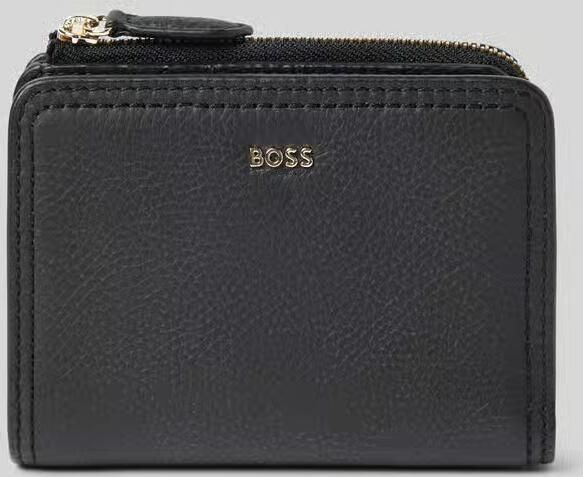 Boss Portemonnee van echt runderleer model 'LANAH SMALL WALLET'