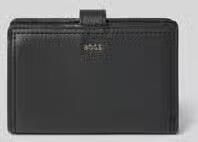 Boss Portemonnee van echt rundleer model 'LENAH MEDIUM WALLET'