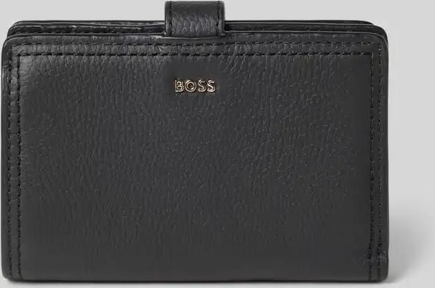Boss Portemonnee van echt runderleer model 'LENAH MEDIUM WALLET'