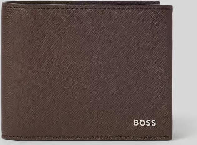 Boss Portemonnee van leermix model 'Northon_Trifold'