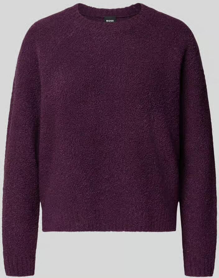 Boss pullover in relaxed fit van mix van scheerwol en kasjmier model 'Febisana'